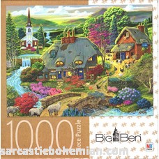 Country Cottage 1000 Piece Puzzle B07DRDN46J